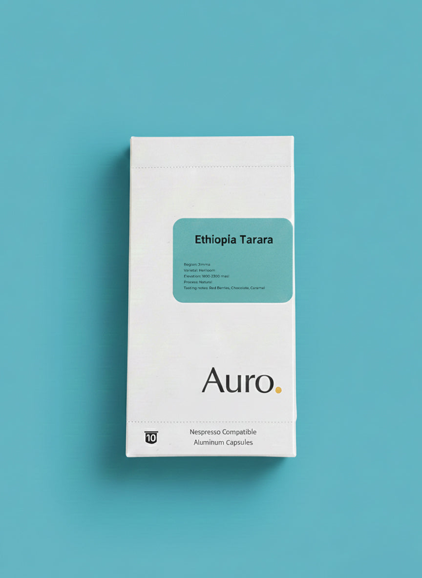 Ethiopian Coffee Capsules Ethiopia Tarara with Red Berry and Chocolate Notes